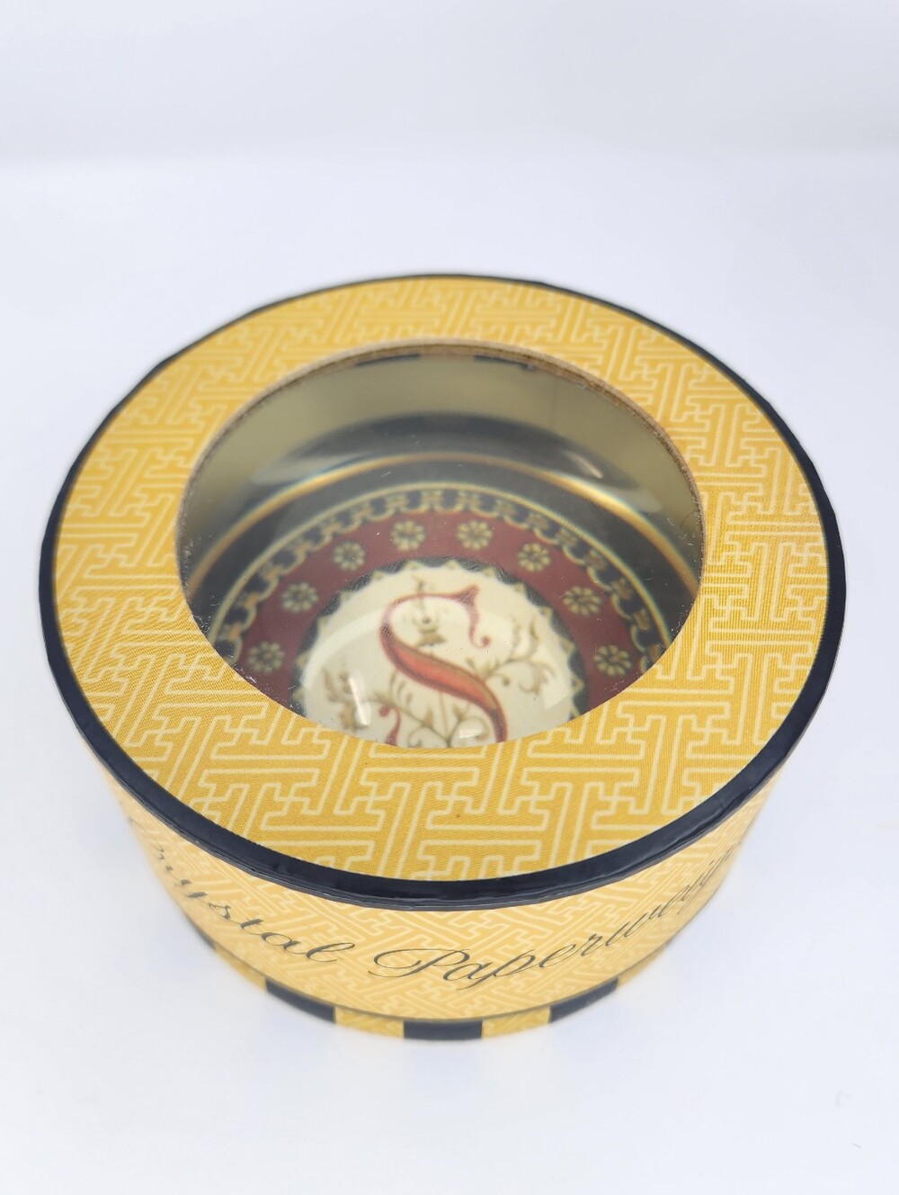 Punch Studio Letter "S" Decorative Round Crystal Paperweight - Picture 2 of 8